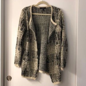 Forever 21 Fuzzy Cardigan Blazer